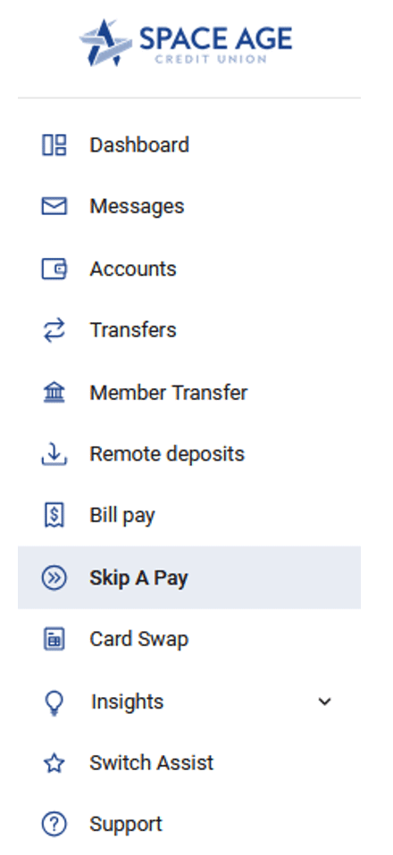 Screenshot Skip-A-Pay step 1
