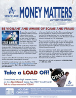Front Page of the Winter 2021 Money Matters Newsletter